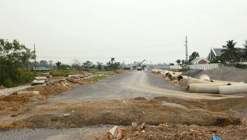 Voltooiing van de drainage-infrastructuur in de wijk Sam Son