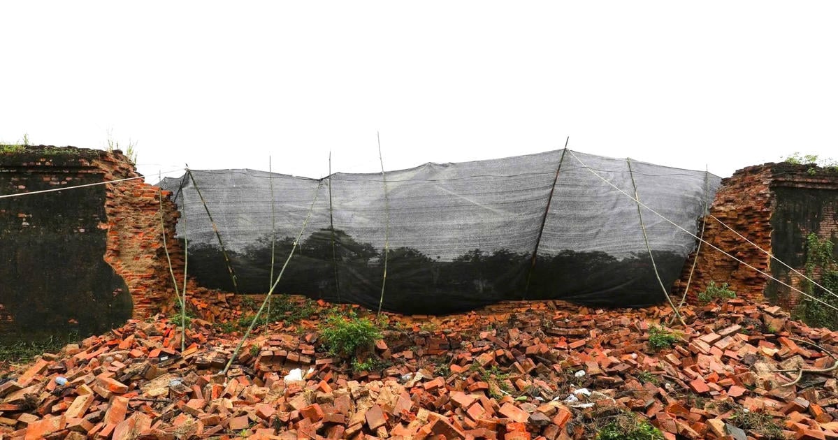 Công bố tình huống khẩn cấp thiên tai về sập tường Hoàng thành Huế