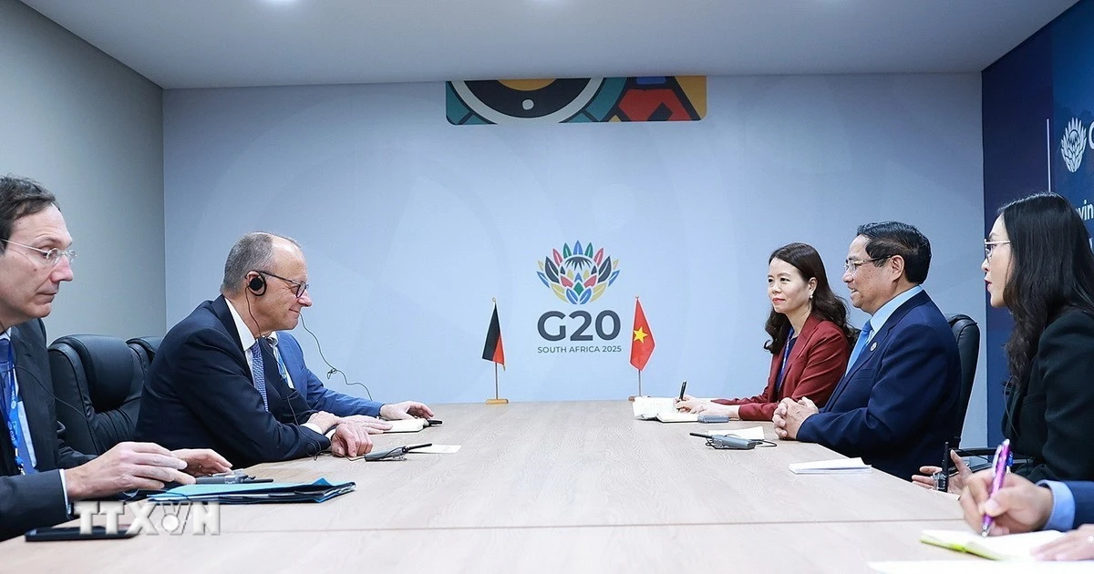 Thủ tướng gặp người đồng cấp Đức, Ai Cập và Na Uy