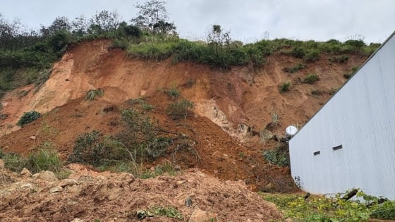 Lâm Đồng: Phát hiện vết nứt dài 300m trên quả đồi xã D’Ran