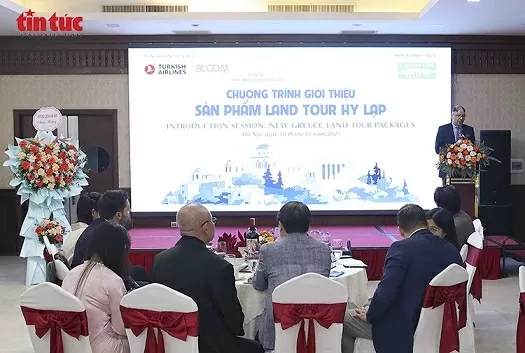 Utvidede muligheter for turismesamarbeid mellom Vietnam og Hellas Mở rộng cơ hội hợp tác du lịch Việt Nam-Hy Lạp