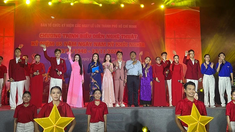 Chương trình biểu diễn nghệ thuật “Khởi nghĩa Nam Kỳ-Bản hùng ca của tinh thần yêu nước”