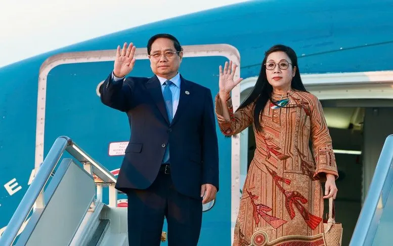 Thủ tướng Phạm Minh Chính và Phu nhân Lê Thị Bích Trân rời Nam Phi, kết thúc tốt đẹp chuyến công tác tới 3 nước Trung Đông và châu Phi