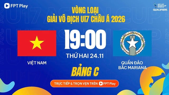 Lịch thi đấu U.17 Việt Nam hôm nay: Chạm trán đội vừa thua Malaysia 0-13 ở vòng loại châu Á- Ảnh 1.