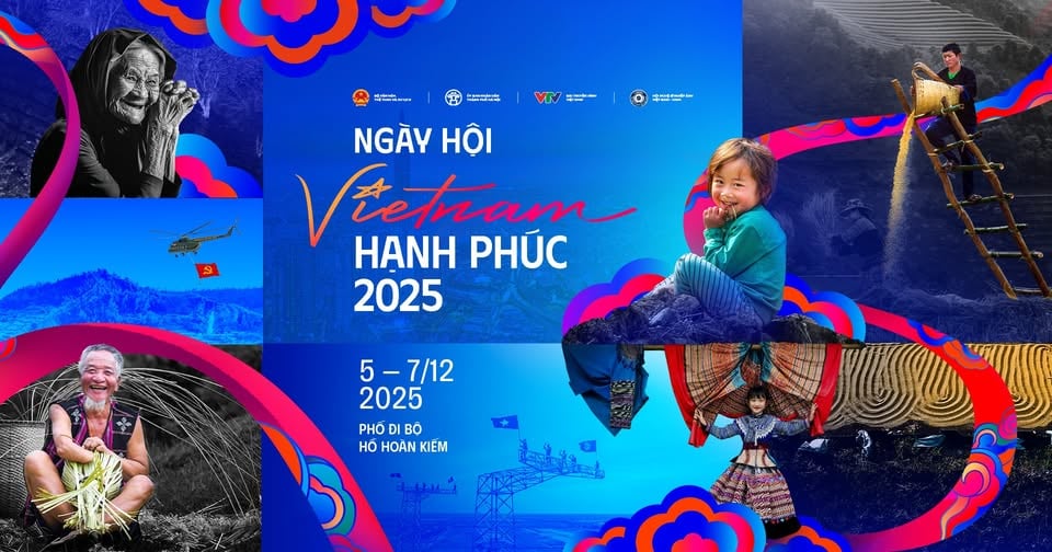 Từ 5-7/12 diễn ra Ngày hội Việt Nam hạnh phúc - Vietnam Happy Fest 2025