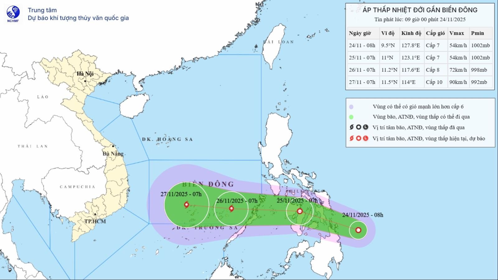 Biển Đông sắp đón cơn bão số 15