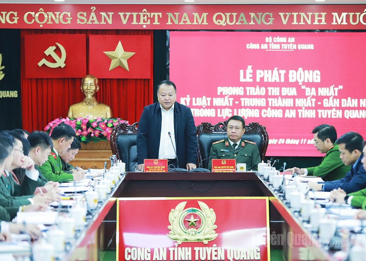 Phát động Phong trào thi đua “Ba nhất” trong lực lượng Công an tỉnh