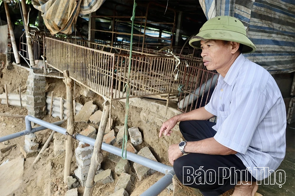 ការបាក់ដីដ៏ធ្ងន់ធ្ងរបានគំរាមកំហែងដល់ផ្ទះរាប់សិបគ្រួសារនៅតាមដងទន្លេ Lo ក្នុងឃុំ Hai Luu