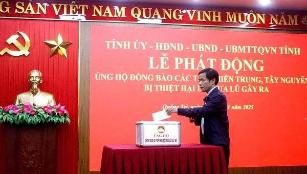 Nghĩa tình Quảng Trị hướng về miền Trung, Tây Nguyên sau mưa lũ lịch sử