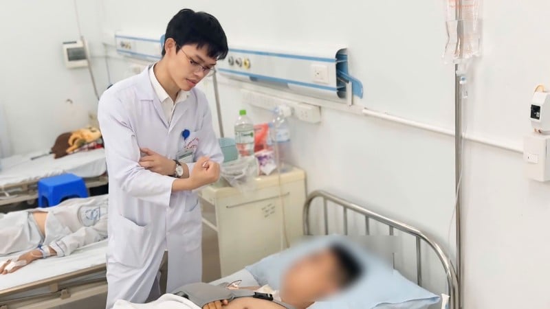 Bệnh nhân được can thiệp kịp thời. 