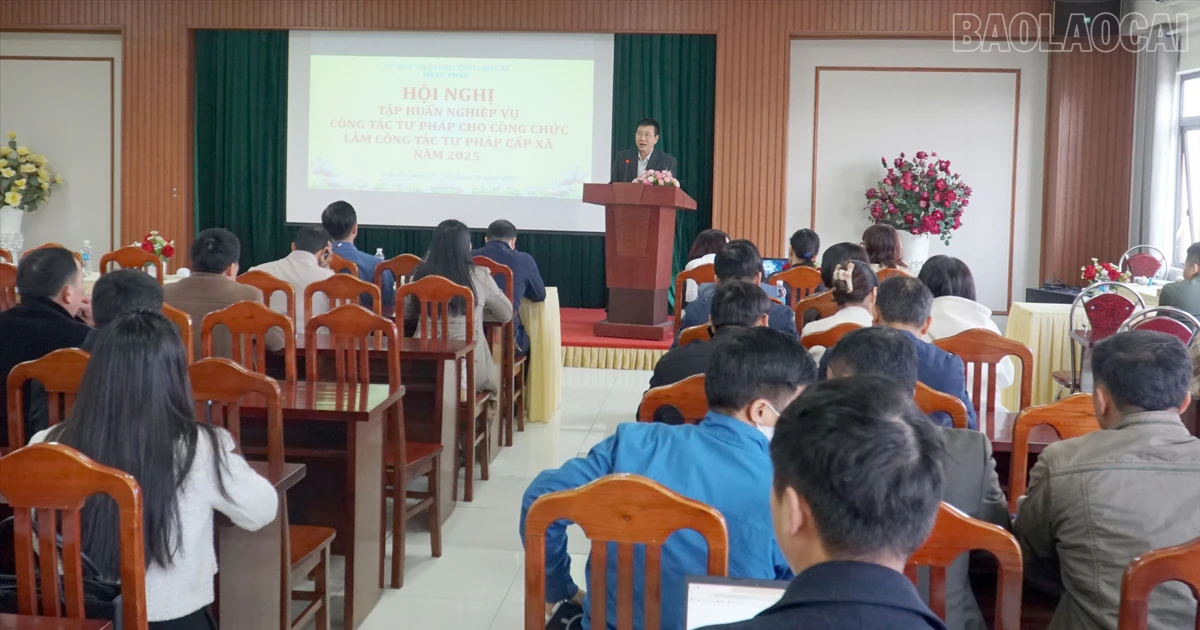 260 công chức tư pháp xã, phường được bồi dưỡng nghiệp vụ