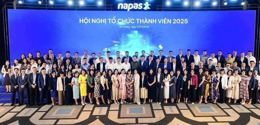 Đại diện các đơn vị tham dự Hội nghị Tổ chức thành viên NAPAS 2025