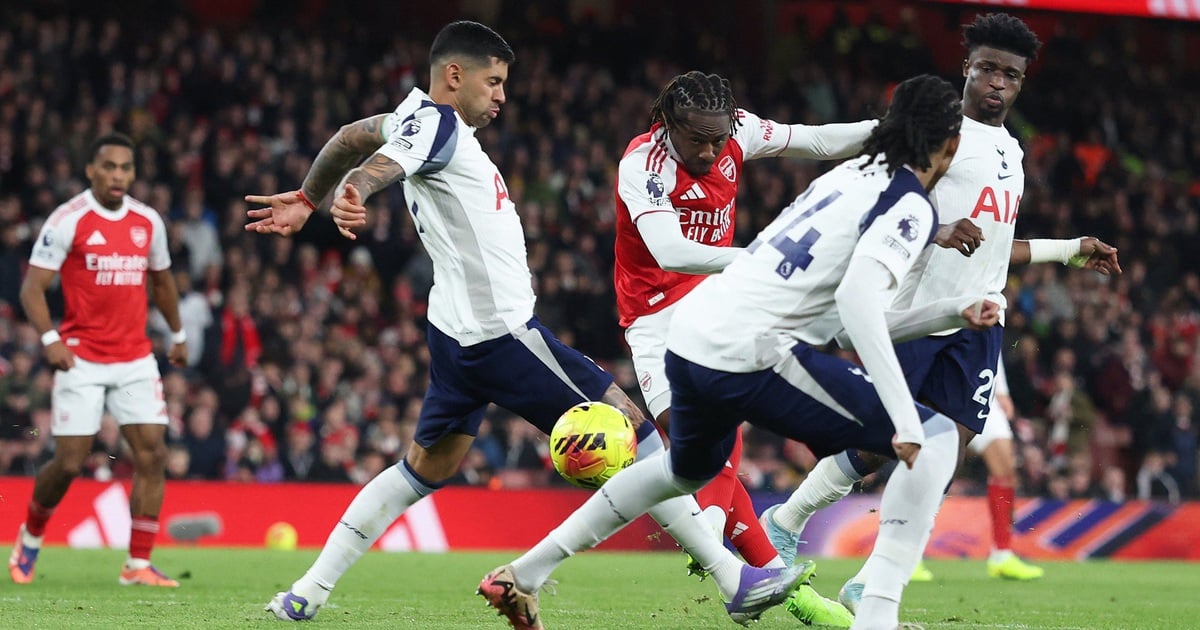 Arsenal áp đảo hoàn toàn, thắng đậm Tottenham: Liverpool bị ‘hít khói’ trong cuộc đua vô địch