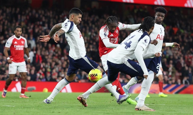 Arsenal áp đảo hoàn toàn, thắng đậm Tottenham: Liverpool bị ‘hít khói’ trong cuộc đua vô địch- Ảnh 3.