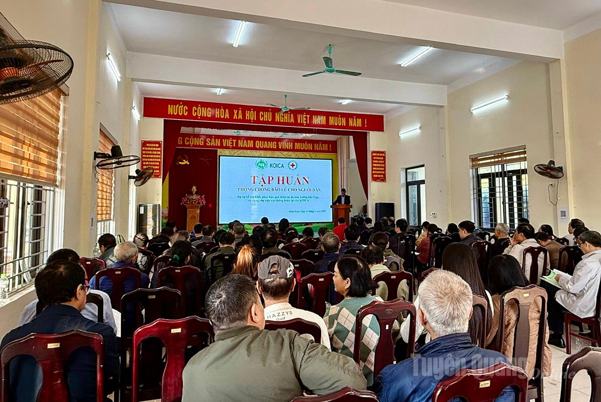 Cena de aula de treinamento.