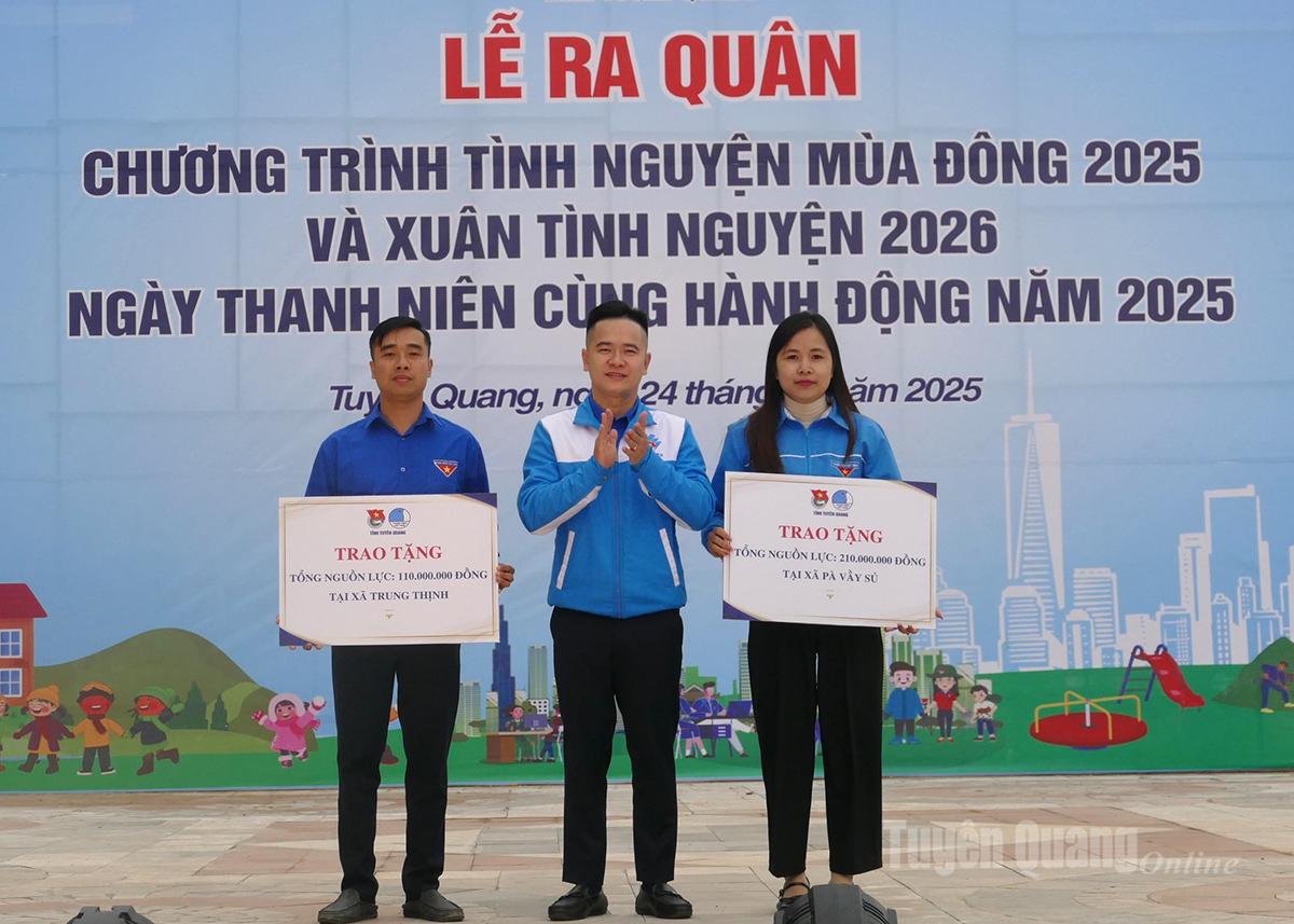 Ra quân Chương trình tình nguyện “mùa Đông 2025” và “Xuân tình nguyện 2026”