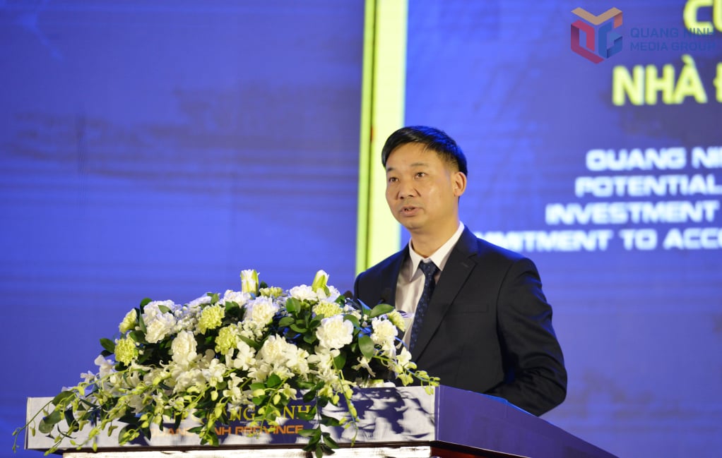 O camarada Nguyen Van Cong, vice-presidente do Comitê Popular Provincial, proferiu o discurso de encerramento da conferência.