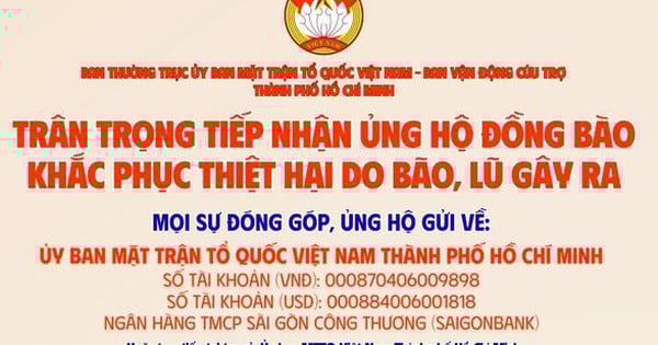 Dừng tiếp nhận hàng hóa, người dân sẻ chia cùng đồng bào vùng lũ qua tài khoản