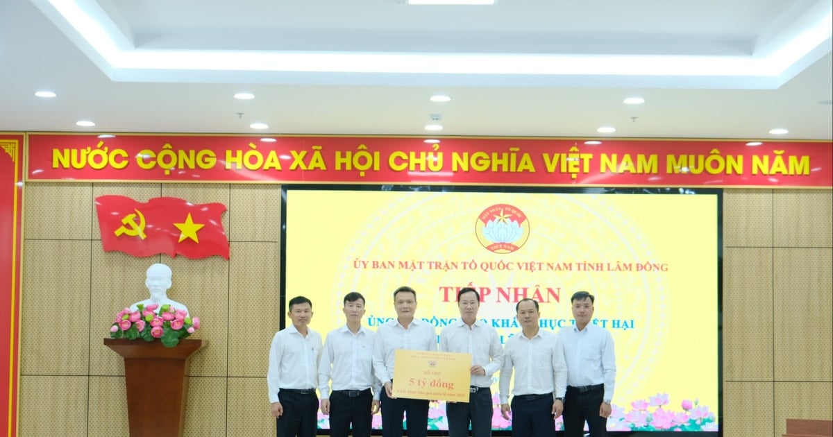 TKV hỗ trợ 5 tỷ đồng giúp Lâm Đồng khắc phục hậu quả mưa lũ