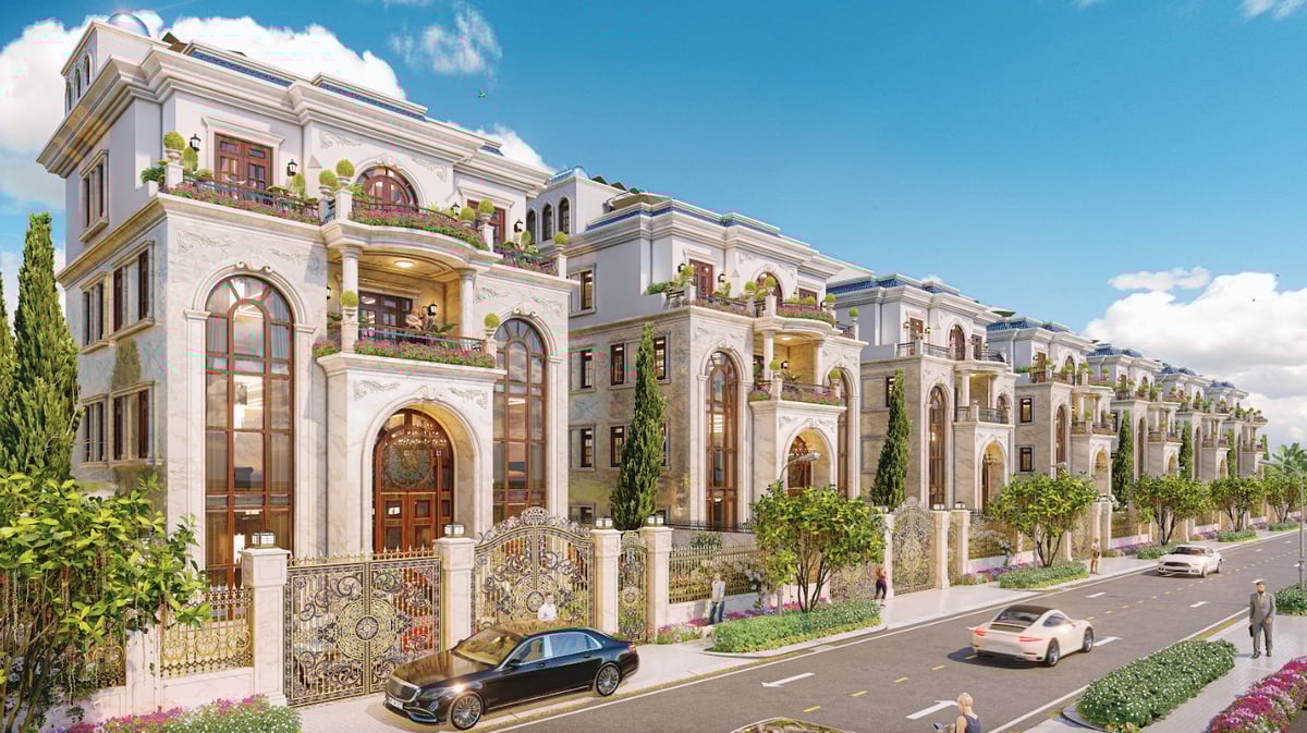 Biệt thự Jardin Villas nổi bật với kiến trúc Pháp. Ảnh: Vạn Phúc.