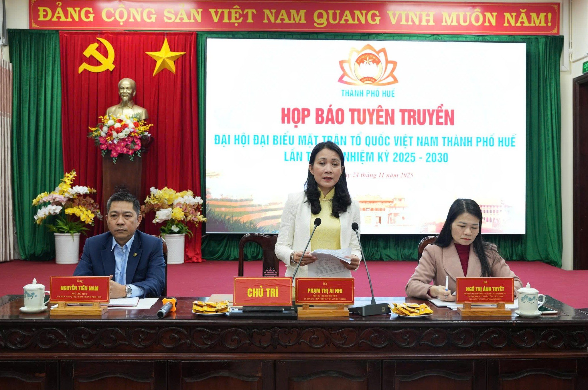 Đại hội đại biểu Mặt trận Tổ quốc Việt Nam thành phố lần thứ XI diễn ra ngày 27-28/11
