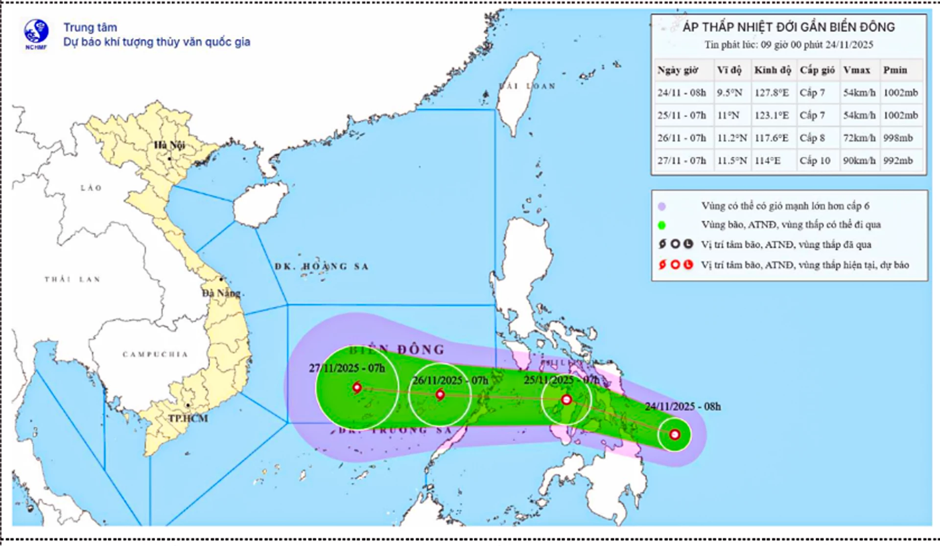 Chủ động ứng phó với áp thấp nhiệt đới hướng về miền Trung