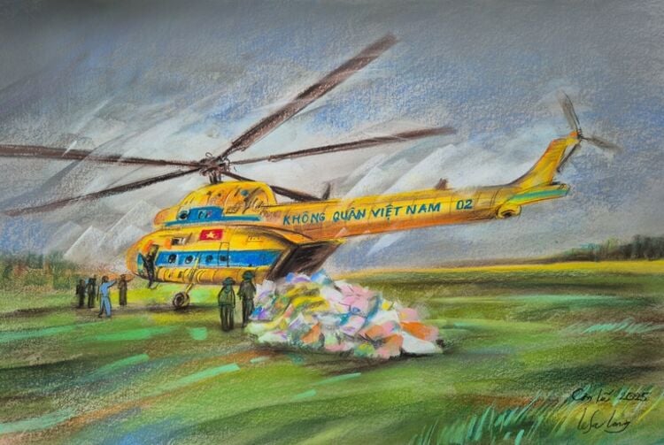 'Thương quá đồng bào tôi' qua nét vẽ của họa sĩ Lê Sa Long