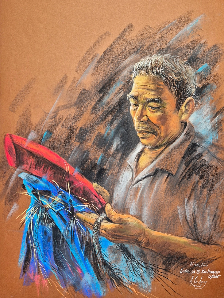 «Я так люблю своих соотечественников» в рисунках художника Ле Са Лонга ‘Thương quá đồng bào tôi’ qua nét vẽ của họa sĩ Lê Sa Long - Ảnh 9.