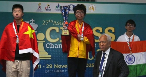 Đầu Khương Duy giành Huy chương vàng giải cờ vua trẻ châu Á