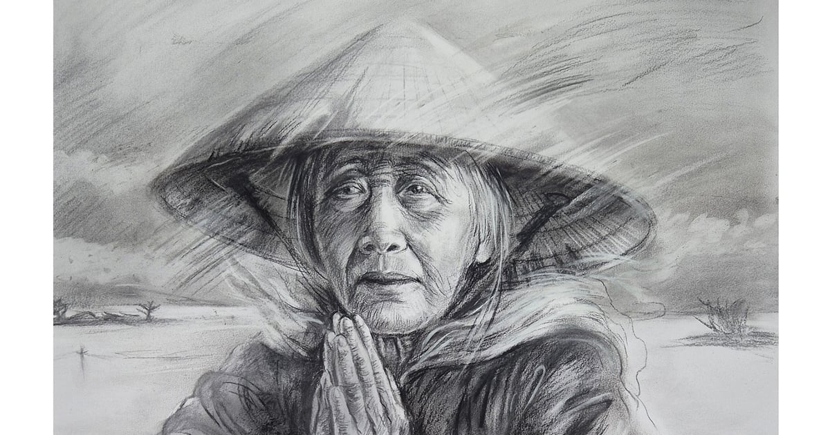 'Thương quá đồng bào tôi': Bộ tranh 'thay lời muốn nói' của họa sĩ Lê Sa Long