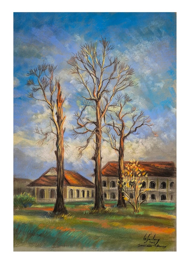 'Thương quá đồng bào tôi', bộ tranh rơi nước mắt của họa sĩ Lê Sa Long - Ảnh 7.