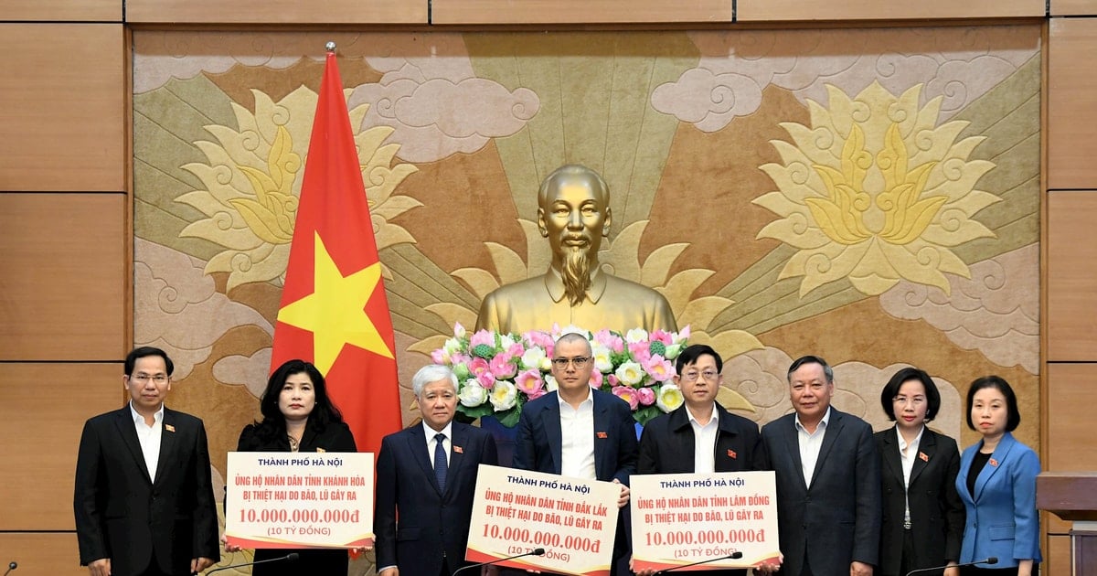 Hà Nội hỗ trợ 30 tỷ đồng giúp Lâm Đồng, Đắk Lắk và Khánh Hòa khắc phục hậu quả mưa lũ