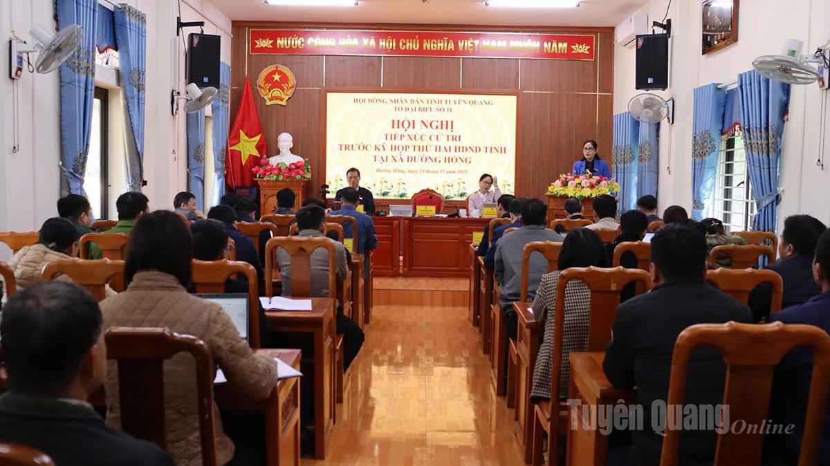 Perwakilan Kelompok Delegasi No. 11 Dewan Rakyat Provinsi menerima dan mencatat pendapat pemilih dan menyusunnya untuk dikirimkan kepada otoritas yang berwenang untuk dipertimbangkan dan diselesaikan.