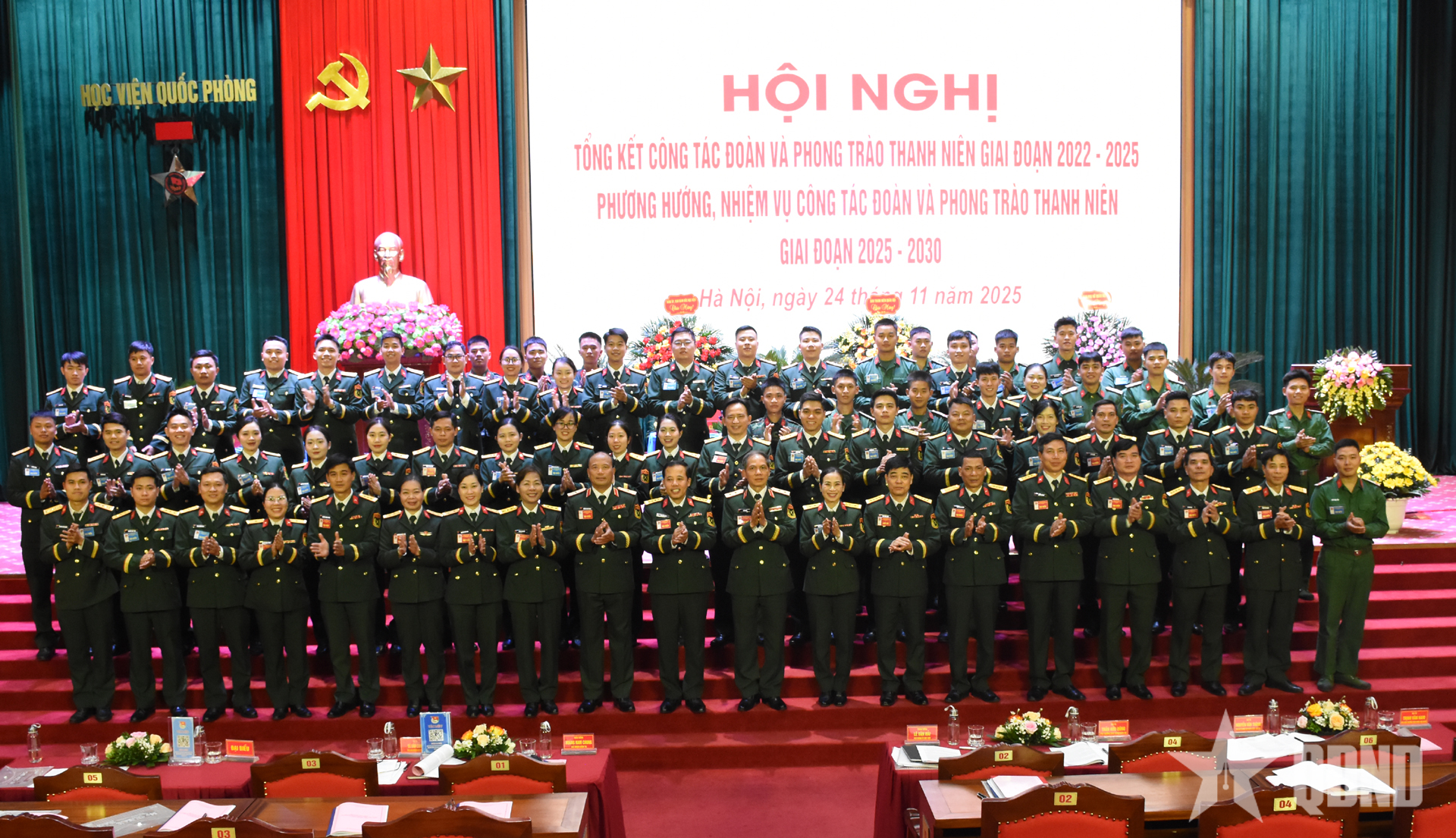 Học viện Quốc phòng tổng kết công tác Đoàn và phong trào thanh niên giai đoạn 2022-2025