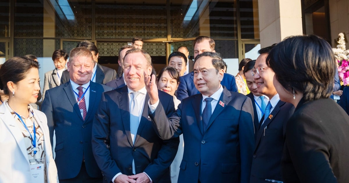 Chủ tịch Quốc hội Trần Thanh Mẫn tiếp Đoàn Hội đồng Kinh doanh châu Âu - ASEAN