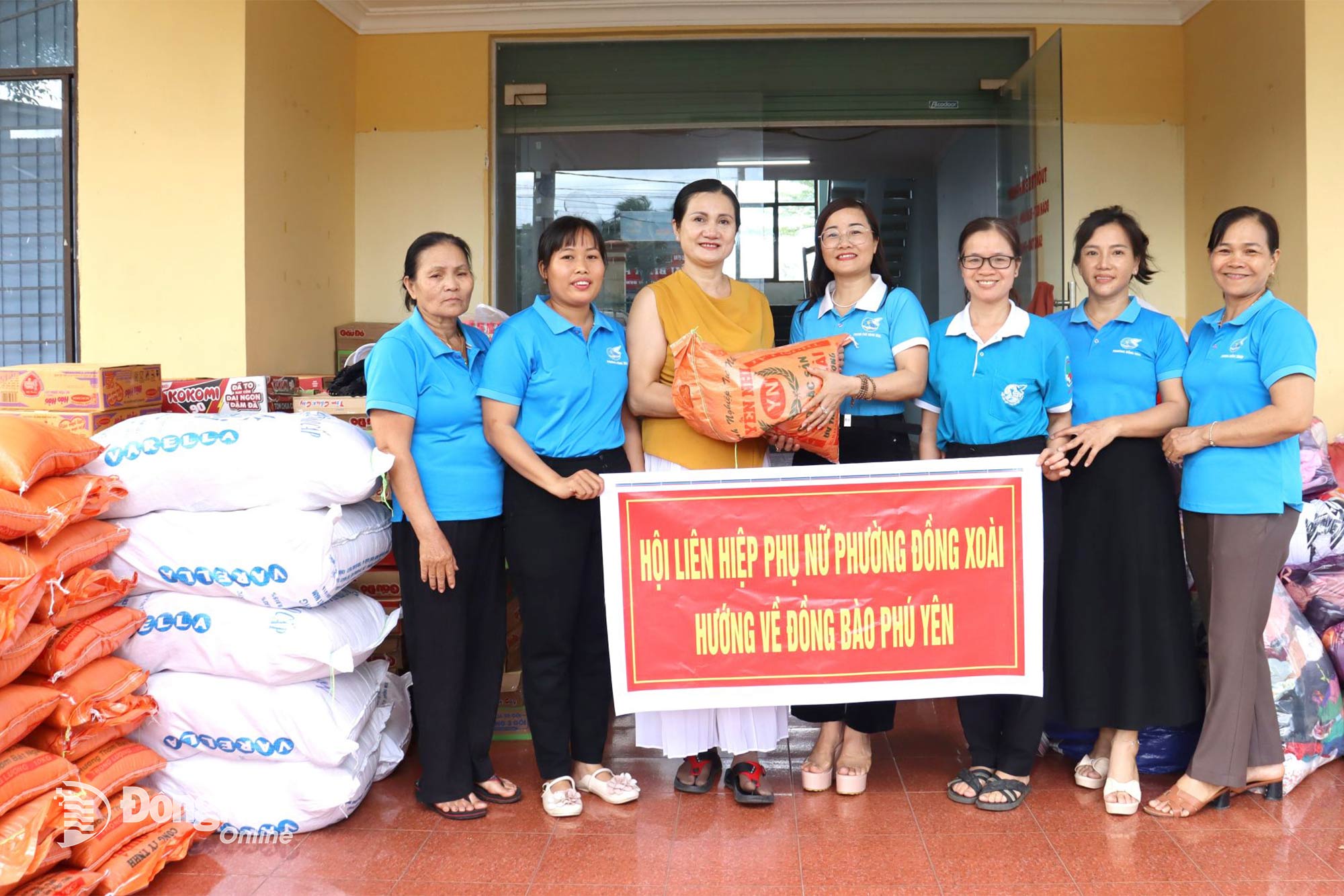 Hơn 4 tấn gạo, hàng hóa nhu yếu phẩm sẵn sàng hỗ trợ người dân bị thiên tai