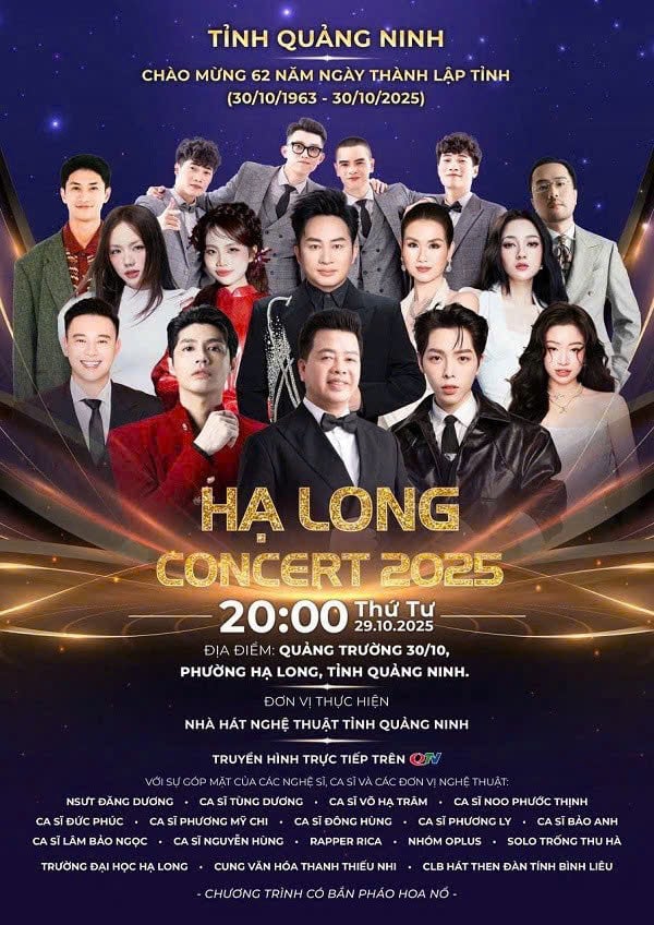 Hạ Long Concert 2025 - Bừng sáng đêm hội di sản- Ảnh 1.