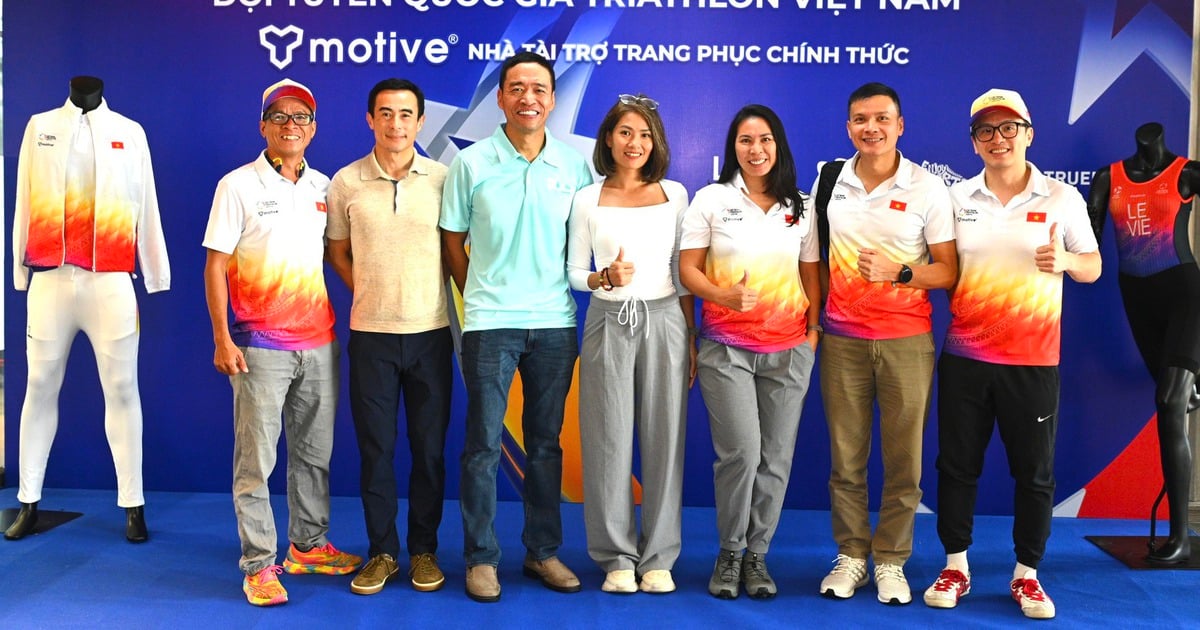 Đội tuyển triathlon Việt Nam có đơn vị đồng hành