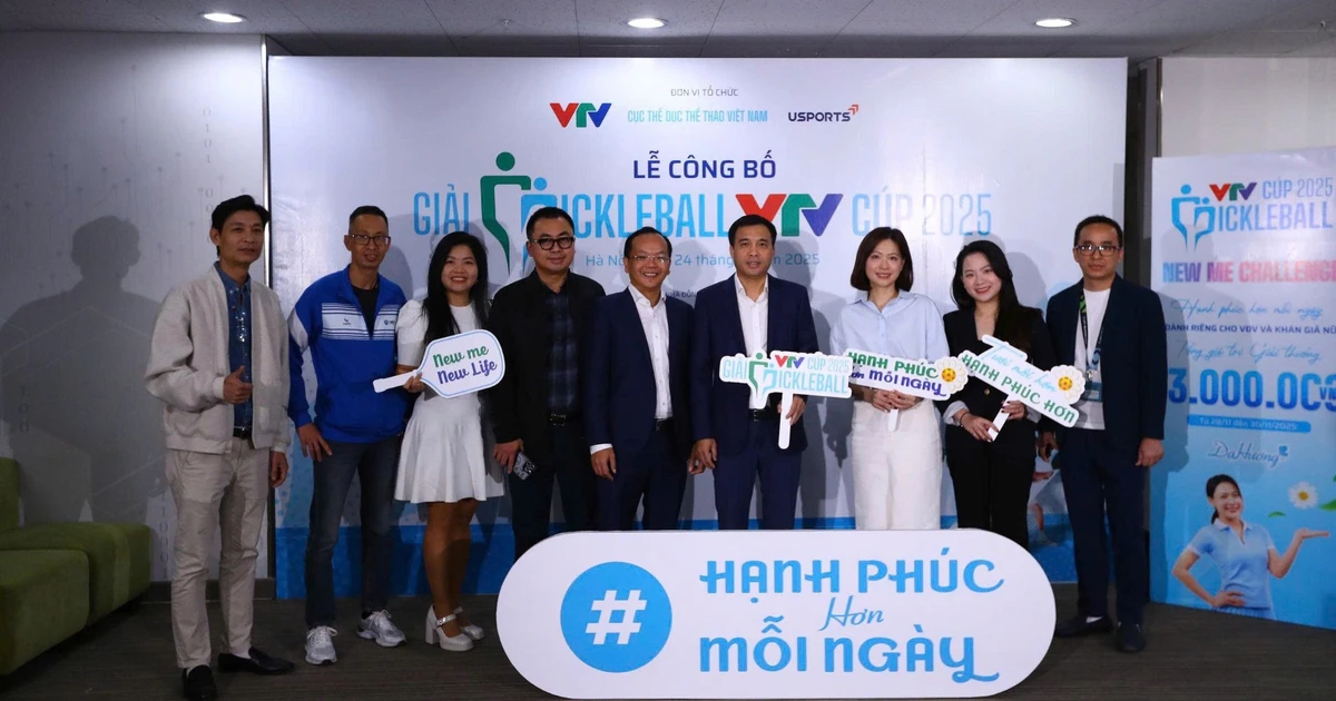 Hơn 700 vận động viên dự Giải Pickleball VTV Cúp 2025