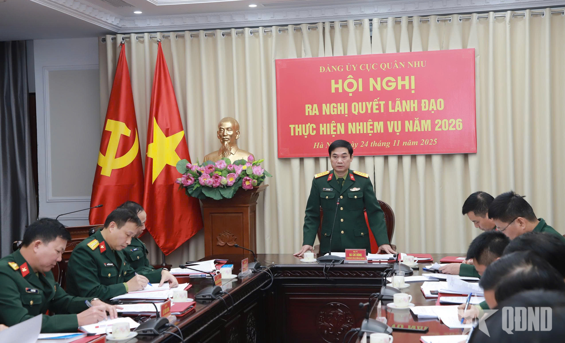 Đảng ủy Cục Quân nhu ra nghị quyết lãnh đạo thực hiện nhiệm vụ năm 2026