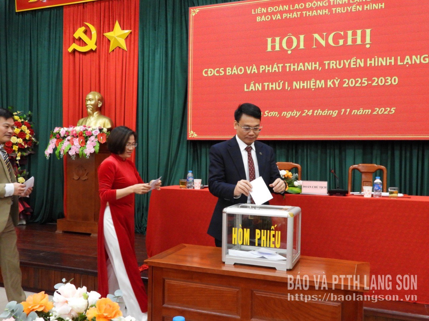 Ledarna deltog i omröstningen för att välja verkställande kommittén för fackförbundet för tidningar, radio och tv för mandatperioden 2025–2030.