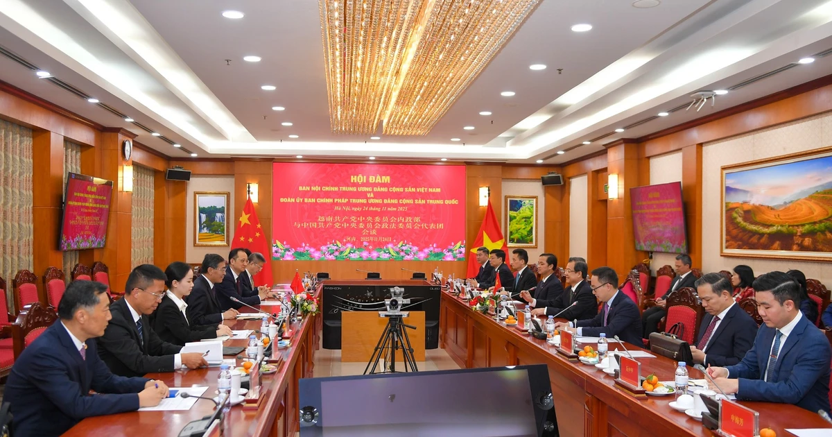 Thúc đẩy hợp tác giữa Ban Nội chính Trung ương và Ủy ban Chính pháp Trung ương Đảng Cộng sản Trung Quốc