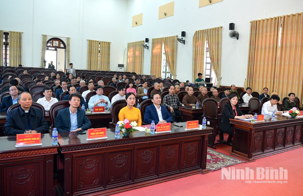 A konferencián részt vevő küldöttek.