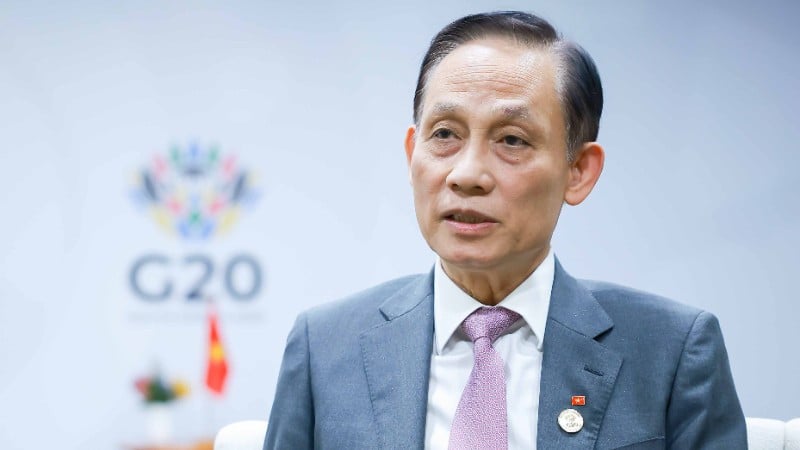 دبیر کمیته مرکزی حزب، وزیر امور خارجه، لو هوای ترونگ. (عکس: وزارت امور خارجه)