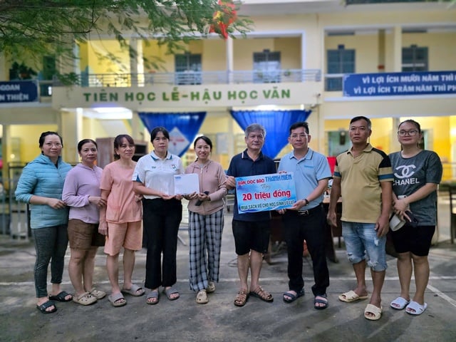 Hơi ấm từ một đám cưới đến với học sinh vùng lũ Gia Lai, Khánh Hòa - Ảnh 9.