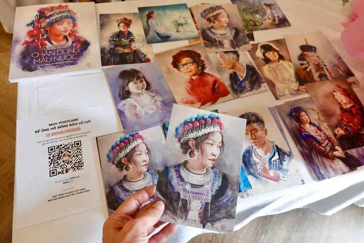 Nhạc sĩ Nguyễn Văn Chung lần đầu làm mẫu tranh, nói chẳng có nghề gì dễ dàng - Ảnh 7.