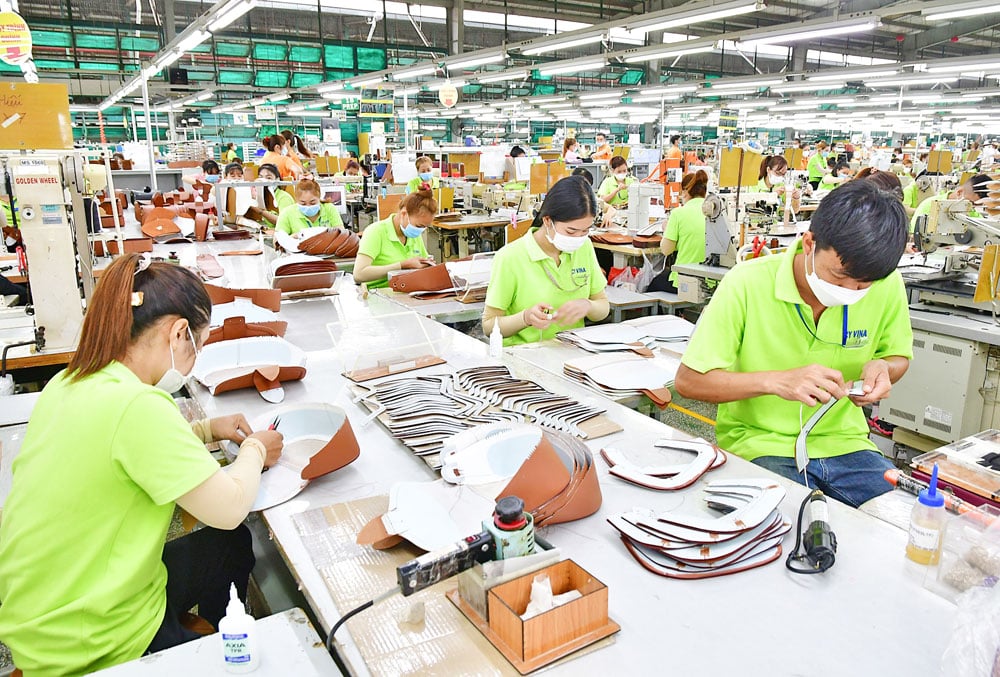 پارک صنعتی لانگ دوک در حال حاضر دارای 30 شرکت فعال است که برای بیش از 14000 کارگر شغل پایدار ایجاد می‌کند. عکس: BA THI  