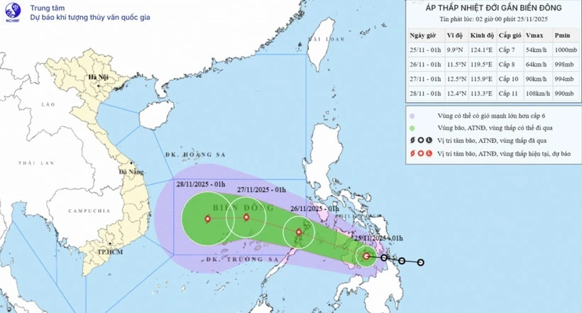 Počasí 25. listopadu: Tropická deprese pravděpodobně zesílí v bouři