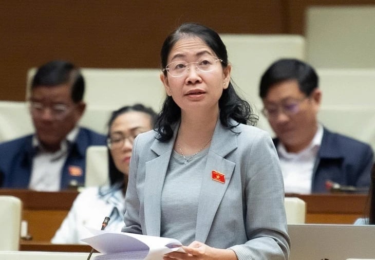 Đại biểu Phan Thị Thanh Phương (TP.HCM). Ảnh: Phạm Thắng.