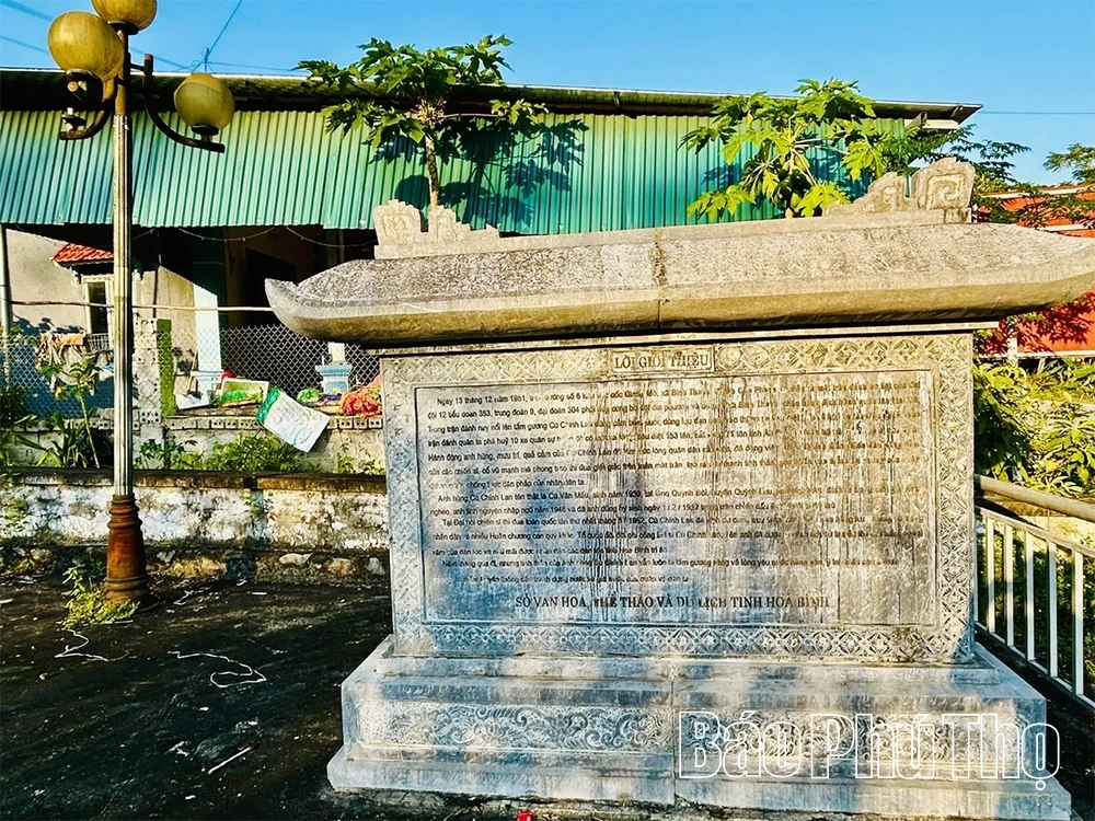 Odwiedź Pomnik Bohatera Cu Chinh Lan – historyczny punkt na trasie turystycznej Thung Nai